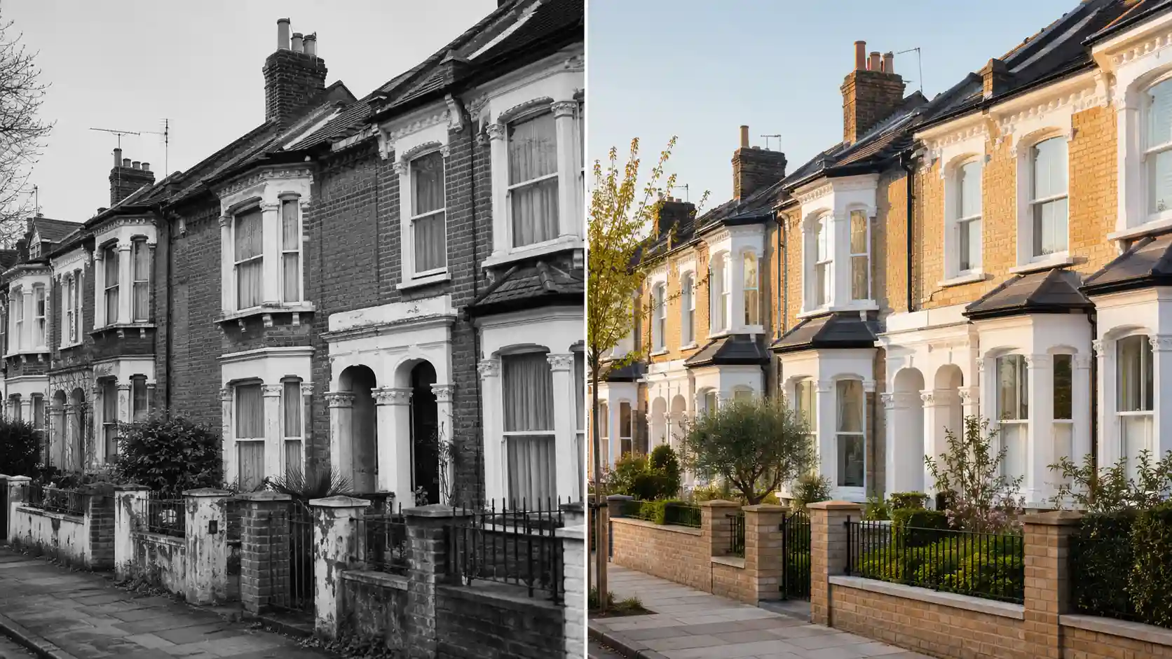 Property before improvement